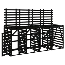 obudowa-na-4-kosze-na-smieci-czarna-lite-drewno-sosnowe