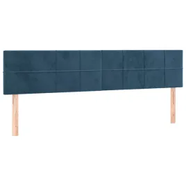 zaglowki-do-lozka-2-szt-ciemnoniebieski-90x5x78-88cm-aksamit