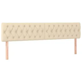 zaglowki-do-lozka-2-szt-kremowe-100x7x78-88-cm-tkanina