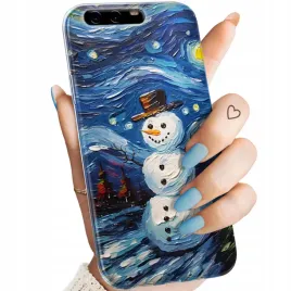 etui-do-huawei-p10-wzory-balwan-zima-snieg-obudowa