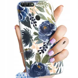 etui-do-huawei-p-smart-wzory-kwiaty-kwieciste-flower-obudowa-pokrowiec-case