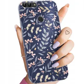 etui-do-huawei-p-smart-wzory-floral-botanika-bukiety-obudowa-pokrowiec-case