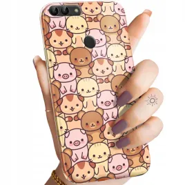 etui-do-huawei-p-smart-wzory-zwierzeta-pieski-kotki-lamy-domowe-dziekie