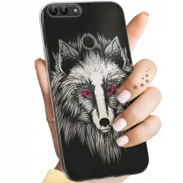 etui-do-huawei-p-smart-wzory-wilk-wilkolak-wolf-wilczyca-obudowa-pokrowiec