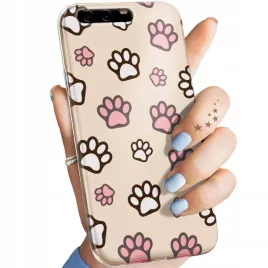 etui-do-huawei-p10-wzory-lapki-slady-lapa-stopa