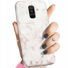 etui-do-samsung-galaxy-a6-2018-wzory-biale-guma