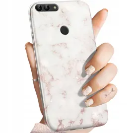 etui-do-huawei-p-smart-wzory-biale-kamien-ksztalty-obudowa-pokrowiec-case