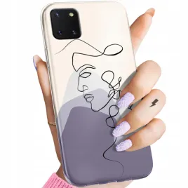 etui-do-samsung-galaxy-note-10-lite-wzory-continuous-line-art-kreska-linie