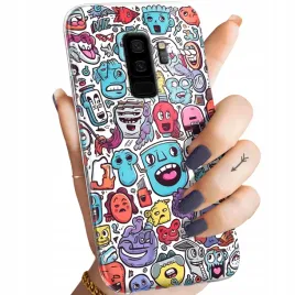 etui-do-samsung-galaxy-s9-plus-wzory-doodle-zwierzeta-potwory-rysunki-case