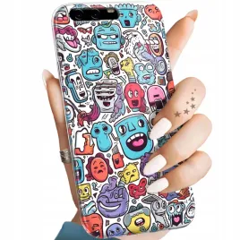 etui-do-huawei-p10-wzory-doodle-zwierzeta-potwory