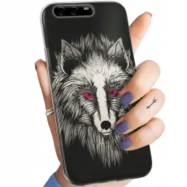 etui-do-huawei-p10-wzory-wilk-wilkolak-obudowa