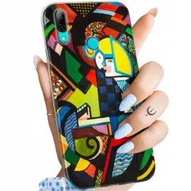 etui-do-huawei-p-smart-2019-wzory-kubizm-abstrakcjonizm-geometria-obudowa