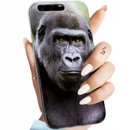 etui-do-huawei-p10-wzory-malpki-malpa-nosacz-case
