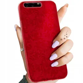 etui-do-huawei-p10-wzory-czerwone-obudowa-case