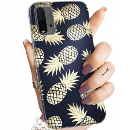 etui-do-xiaomi-redmi-9t-poco-m3-wzory-ananas-owoce-egzotyczne-obudowa