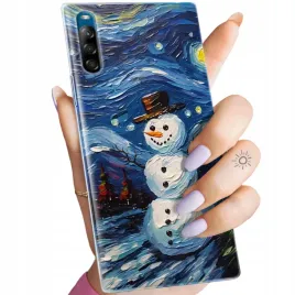 etui-do-sony-xperia-l4-wzory-balwan-zima-snieg