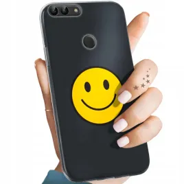 etui-do-huawei-p-smart-wzory-usmiech-smile-emoji-obudowa-pokrowiec-case