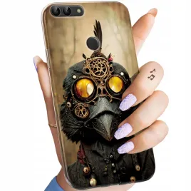 etui-do-huawei-p-smart-wzory-steampunk-maszyny-laboratoria-obudowa-case