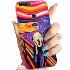 etui-do-huawei-p-smart-wzory-krzyk-munch-edvard-scream-obudowa-pokrowiec