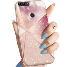 etui-do-huawei-p-smart-wzory-rozowe-zloto-roz-obudowa-pokrowiec-case