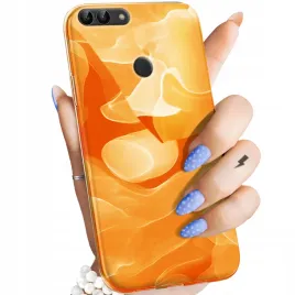 etui-do-huawei-p-smart-wzory-pomaranczowe-pomarancze-orange-obudowa-case