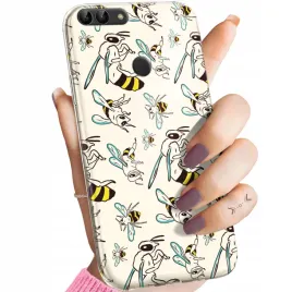 etui-do-huawei-p-smart-wzory-owady-motyle-pszczolki-obudowa-pokrowiec-case
