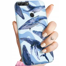 etui-do-huawei-p-smart-wzory-morze-fale-woda-aqua-obudowa-pokrowiec-case