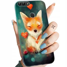 etui-do-huawei-p-smart-wzory-liski-lisy-fox-obudowa-pokrowiec-case