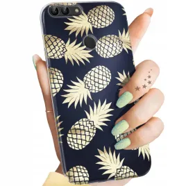 etui-do-huawei-p-smart-wzory-ananas-owoce-egzotyczne-obudowa-pokrowiec-case