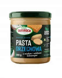 pasta-orzechowa-300g-targroch-miod-i-wiorki-kokosowe