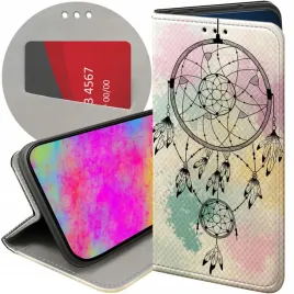 etui-z-klapka-do-vivo-y11s-wzory-boho-lapacz-snow-piora-futeral-pokrowiec
