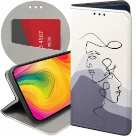 etui-z-klapka-do-vivo-y11s-wzory-continuous-line-art-kreska-linie-futeral