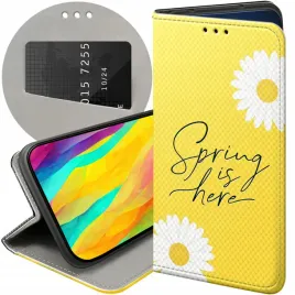 etui-z-klapka-do-realme-c31-wzory-wiosna-wiosenne-spring-futeral-pokrowiec