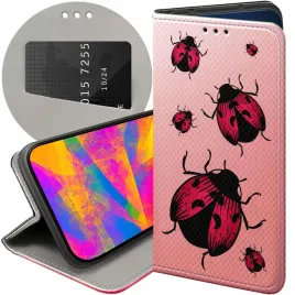 etui-z-klapka-do-realme-c31-wzory-biedronka-z-biedronka-ladybug-futeral