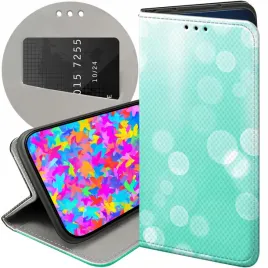 etui-z-klapka-do-realme-c31-wzory-mietowe-mieta-mint-futeral-pokrowiec-case