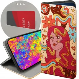 etui-z-klapka-do-realme-c31-wzory-hippie-peace-hippisi-futeral-pokrowiec