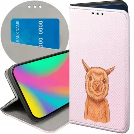 etui-z-klapka-do-realme-c31-wzory-lama-alpaka-andy-futeral-pokrowiec-case
