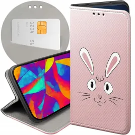 etui-z-klapka-do-realme-c31-wzory-krolik-zajac-bunny-futeral-pokrowiec-case