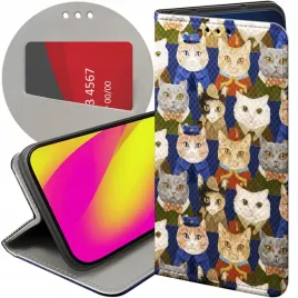 etui-z-klapka-do-realme-c31-wzory-koty-kociaki-kotki-futeral-pokrowiec-case