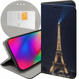etui-z-klapka-do-realme-c31-wzory-paryz-francja-eiffel-futeral-pokrowiec