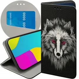 etui-z-klapka-do-realme-c31-wzory-wilk-wilkolak-wolf-wilczyca-futeral-case