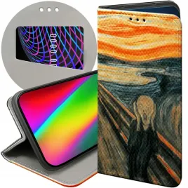 etui-z-klapka-do-realme-c31-wzory-edvard-munch-krzyk-malarstwo-futeral-case