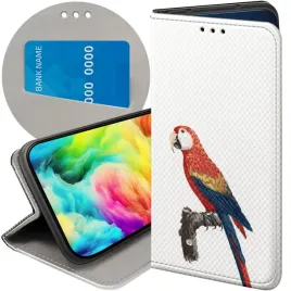 etui-z-klapka-do-realme-c31-wzory-ptaki-ptak-papuga-koliber-futeral-case