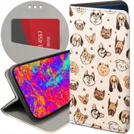 etui-z-klapka-do-oppo-reno-8t-wzory-psy-pieski-psiaki-futeral-pokrowiec