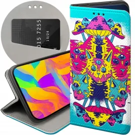 etui-z-klapka-do-oppo-reno-8t-wzory-psycho-lsd-psychodelic-grzybki-futeral