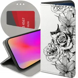 etui-z-klapka-do-huawei-y7-2019-wzory-bezowe-kremowe-ecru-futeral-pokrowiec