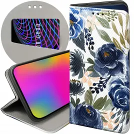 etui-z-klapka-do-realme-gt-neo-3-wzory-kwiaty-kwieciste-flower-futeral-case