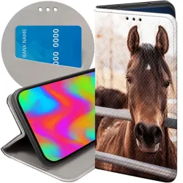 etui-do-samsung-galaxy-m51-wzory-konie-kuce-pegazy