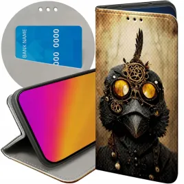 etui-z-klapka-do-motorola-one-wzory-steampunk-maszyny-laboratoria-futeral