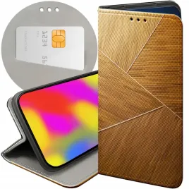 etui-z-klapka-do-motorola-one-wzory-brazowe-drewniane-brown-futeral-case